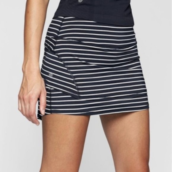 Athleta Striped Stealth Tennis Skort xs - Picture 1 of 10